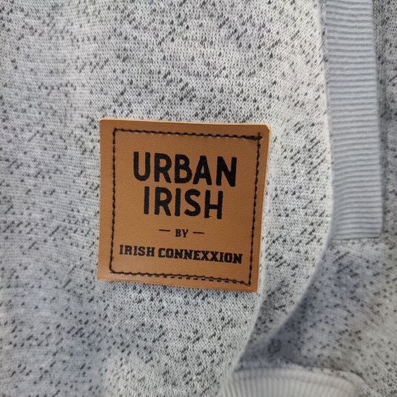 Urban Irish Republic of Ireland Knit Sweatshirt Gray Mens XS Long Sleeve - Picture 5 of 14